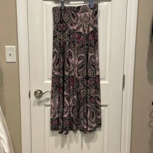 Paisley maxi skirt INC